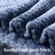 SLSON 2 Blankets, Dog Blankets, Cat Blankets, Soft Double-Sided Pet Blankets for Sofas, Chairs, Cars, Travel and Pets Keep Warm, Machine Washable, 70 x 100 cm (Grey and White)