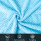 SLSON 2 Blankets, Dog Blankets, Cat Blankets, Soft Double-Sided Pet Blankets for Sofas, Chairs, Cars, Travel and Pets Keep Warm, Machine Washable, 70 x 100 cm (Grey and White)