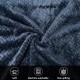 SLSON 2 Blankets, Dog Blankets, Cat Blankets, Soft Double-Sided Pet Blankets for Sofas, Chairs, Cars, Travel and Pets Keep Warm, Machine Washable, 70 x 100 cm (Grey and White)