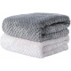 SLSON 2 Blankets, Dog Blankets, Cat Blankets, Soft Double-Sided Pet Blankets for Sofas, Chairs, Cars, Travel and Pets Keep Warm, Machine Washable, 70 x 100 cm (Grey and White) SLSON 2 Blankets, Dog Blankets, Cat Blankets, Soft Double-Sided Pet Blankets for Sofas, Chairs, Cars, Travel and Pets Keep Warm, Machine Washable, 70 x 100 cm (Grey and White)