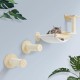 SONGWAY Climbing Wall Cat Stairs Wall Mounted 4-Piece Cat Climbing Wall Set with Hammock and Sisal Column, Wall Lounger Cat, Scratching Post Wall, Cat Scratching Furniture, Beige SONGWAY Climbing Wall Cat Stairs Wall Mounted 4-Piece Cat Climbing Wall Set with Hammock and Sisal Column, Wall Lounger Cat, Scratching Post Wall, Cat Scratching Furniture, Beige
