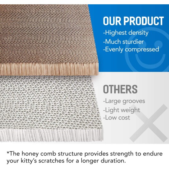 ScratchMe Cat Scratching Post and Board, Round Cat Scratching Lounge Bed, Durable Pad Prevents Furniture Damage, 45 x 45 x 15 cm, Round Cat Scratching Lounge Bed, Brown, 17.32 x 17.32 x 6.11 Inches ScratchMe Cat Scratching Post and Board, Round Cat Scratching Lounge Bed, Durable Pad Prevents Furniture Damage, 45 x 45 x 15 cm, Round Cat Scratching Lounge Bed, Brown, 17.32 x 17.32 x 6.11 Inches