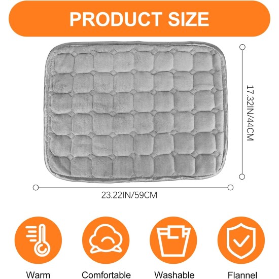 Self-Heating Blanket for Cats and Dogs, 59 x 44 cm, Pet Warming Mat, Size M, Washable Puppy Thermal Blanket, Self-Warming Winter Warmth Dog Mat, Dog Non-Slip Heat Blanket, Silent Self-Heating Blanket for Cats and Dogs, 59 x 44 cm, Pet Warming Mat, Size M, Washable Puppy Thermal Blanket, Self-Warming Winter Warmth Dog Mat, Dog Non-Slip Heat Blanket, Silent