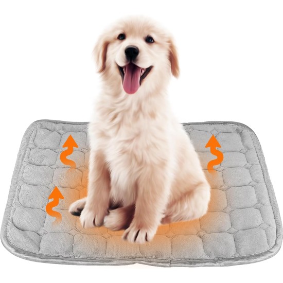Self-Heating Blanket for Cats and Dogs, 59 x 44 cm, Pet Warming Mat, Size M, Washable Puppy Thermal Blanket, Self-Warming Winter Warmth Dog Mat, Dog Non-Slip Heat Blanket, Silent Self-Heating Blanket for Cats and Dogs, 59 x 44 cm, Pet Warming Mat, Size M, Washable Puppy Thermal Blanket, Self-Warming Winter Warmth Dog Mat, Dog Non-Slip Heat Blanket, Silent