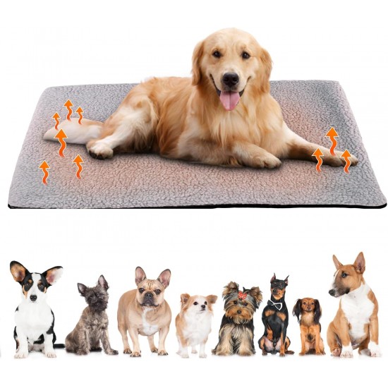 Self-Heating Blanket for Cats and Dogs: Cat Bed Self-Heating Blanket Cat Washable Removable Dog Blanket Fluffy Heat Blanket without Electricity Self-Warming for Cats and Small Dogs (48 x 70 cm) Self-Heating Blanket for Cats and Dogs: Cat Bed Self-Heating Blanket Cat Washable Removable Dog Blanket Fluffy Heat Blanket without Electricity Self-Warming for Cats and Small Dogs (48 x 70 cm)
