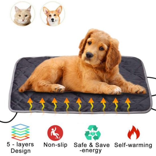 Self-Heating Blanket for Cats and Dogs, Pet Warming Mat, 58 x 88 cm, Dog Mat, Cat Blanket, Self-Warming, Soft Warm Dog Deck for Floors, Sofas, Pet Bed Self-Heating Blanket for Cats and Dogs, Pet Warming Mat, 58 x 88 cm, Dog Mat, Cat Blanket, Self-Warming, Soft Warm Dog Deck for Floors, Sofas, Pet Bed