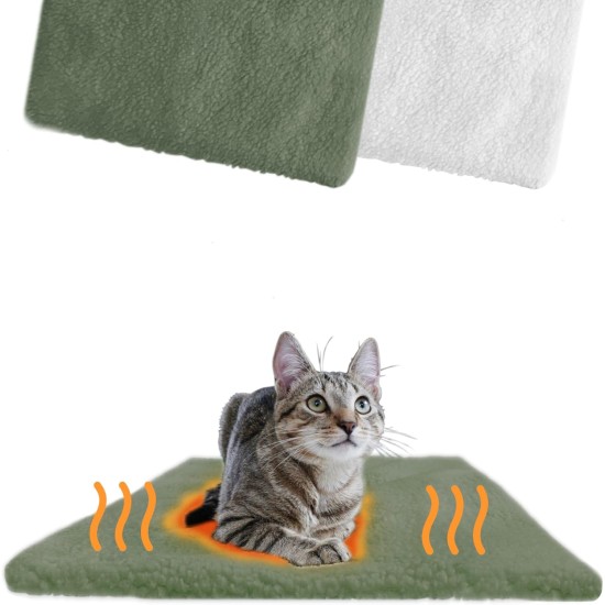 Self-Heating Blanket for Cats and Dogs, Size: 60 x 45 cm, Innovative and Environmentally Friendly Heated Cat Blanket Self-Heating Blanket for Cats and Dogs, Size: 60 x 45 cm, Innovative and Environmentally Friendly Heated Cat Blanket