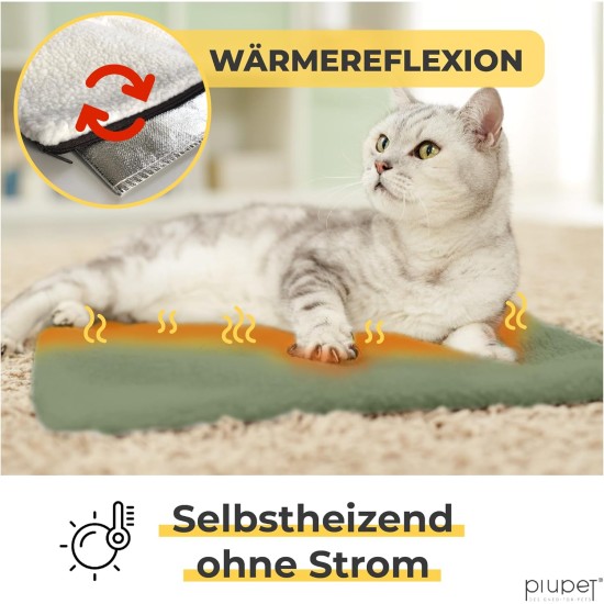 Self-Heating Blanket for Cats and Dogs, Size: 60 x 45 cm, Innovative and Environmentally Friendly Heated Cat Blanket Self-Heating Blanket for Cats and Dogs, Size: 60 x 45 cm, Innovative and Environmentally Friendly Heated Cat Blanket
