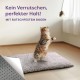 Self-Heating Blanket for Dogs and Cats, Brown, 60 x 45 cm, Soft and Cuddly Cat Blanket, Noise Dampening, Washable Cover, with Non-Slip Underside Self-Heating Blanket for Dogs and Cats, Brown, 60 x 45 cm, Soft and Cuddly Cat Blanket, Noise Dampening, Washable Cover, with Non-Slip Underside