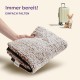 Self-Heating Blanket for Dogs and Cats, Brown, 60 x 45 cm, Soft and Cuddly Cat Blanket, Noise Dampening, Washable Cover, with Non-Slip Underside Self-Heating Blanket for Dogs and Cats, Brown, 60 x 45 cm, Soft and Cuddly Cat Blanket, Noise Dampening, Washable Cover, with Non-Slip Underside