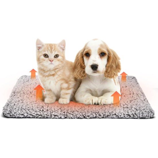 Self-Heating Cat Blanket, Electric Blanket for Indoor and Outdoor Use, Self-Warming Cat Blanket, Heat Blanket, Cat Self-Warming Blanket, Fluffy and Soft Cat Bed, Washable, 40 x 50 cm Self-Heating Cat Blanket, Electric Blanket for Indoor and Outdoor Use, Self-Warming Cat Blanket, Heat Blanket, Cat Self-Warming Blanket, Fluffy and Soft Cat Bed, Washable, 40 x 50 cm