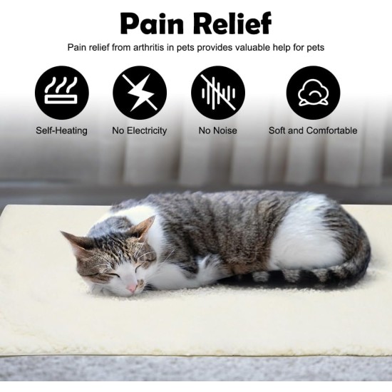 Self-Heating Cat Blanket, Heat Blanket for Cats and Dogs, Electric Blanket for Cats and Dogs, Heat Blanket Cat, Self-Heating Cat Blanket for Cats and Dogs, 60 x 40 cm, Without Electricity Self-Heating Cat Blanket, Heat Blanket for Cats and Dogs, Electric Blanket for Cats and Dogs, Heat Blanket Cat, Self-Heating Cat Blanket for Cats and Dogs, 60 x 40 cm, Without Electricity