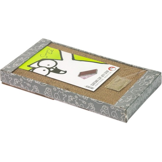 Simon's Cat Scratching Cardboard Length: 52 cm W: 21 cm H: 10 cm Wave Simon's Cat Scratching Cardboard Length: 52 cm W: 21 cm H: 10 cm Wave