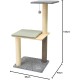 Simon's Cat Scratching Post Length 55 cm Width 40 cm Height 105 cm Simon's Cat Scratching Post Length 55 cm Width 40 cm Height 105 cm
