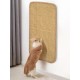 Sisal Cat Scratching Mat, 50 x 25 cm, Velcro + Double-Sided Adhesive Fixation Design, Scratching Board, Scratching Wall for Cats, Adopts a Wrapped Edge Design, Protects Sofa, Carpets, Wall Sisal Cat Scratching Mat, 50 x 25 cm, Velcro + Double-Sided Adhesive Fixation Design, Scratching Board, Scratching Wall for Cats, Adopts a Wrapped Edge Design, Protects Sofa, Carpets, Wall