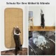 Sisal Cat Scratching Mat, 50 x 25 cm, Velcro + Double-Sided Adhesive Fixation Design, Scratching Board, Scratching Wall for Cats, Adopts a Wrapped Edge Design, Protects Sofa, Carpets, Wall Sisal Cat Scratching Mat, 50 x 25 cm, Velcro + Double-Sided Adhesive Fixation Design, Scratching Board, Scratching Wall for Cats, Adopts a Wrapped Edge Design, Protects Sofa, Carpets, Wall