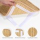 Sisal Cat Scratching Mat, 50 x 25 cm, Velcro + Double-Sided Adhesive Fixation Design, Scratching Board, Scratching Wall for Cats, Adopts a Wrapped Edge Design, Protects Sofa, Carpets, Wall Sisal Cat Scratching Mat, 50 x 25 cm, Velcro + Double-Sided Adhesive Fixation Design, Scratching Board, Scratching Wall for Cats, Adopts a Wrapped Edge Design, Protects Sofa, Carpets, Wall