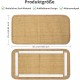 Sisal Cat Scratching Mat, 50 x 25 cm, Velcro + Double-Sided Adhesive Fixation Design, Scratching Board, Scratching Wall for Cats, Adopts a Wrapped Edge Design, Protects Sofa, Carpets, Wall Sisal Cat Scratching Mat, 50 x 25 cm, Velcro + Double-Sided Adhesive Fixation Design, Scratching Board, Scratching Wall for Cats, Adopts a Wrapped Edge Design, Protects Sofa, Carpets, Wall