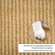 Sisal Cat Scratching Mat, 50 x 25 cm, Velcro + Double-Sided Adhesive Fixation Design, Scratching Board, Scratching Wall for Cats, Adopts a Wrapped Edge Design, Protects Sofa, Carpets, Wall Sisal Cat Scratching Mat, 50 x 25 cm, Velcro + Double-Sided Adhesive Fixation Design, Scratching Board, Scratching Wall for Cats, Adopts a Wrapped Edge Design, Protects Sofa, Carpets, Wall