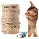 Sisal Rope, 50 Metres Natural Sisal Rope for Cats, Sisal Scratching Post Replacement for Cats, Scratching Post, Scratching Rope, Household, Garden, DIY, Decoration (6 mm, 50 m) Sisal Rope, 50 Metres Natural Sisal Rope for Cats, Sisal Scratching Post Replacement for Cats, Scratching Post, Scratching Rope, Household, Garden, DIY, Decoration (6 mm, 50 m)