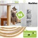 Sisal Rope, 9 mm x 50 m Natural Sisal Rope for Scratching Posts, Natural Sisal Rope Including 3 Cat Toys, Sisal Rope for Scratching Post, Multi-Purpose Sisal Rope for Scratching Rope, Household Sisal Rope, 9 mm x 50 m Natural Sisal Rope for Scratching Posts, Natural Sisal Rope Including 3 Cat Toys, Sisal Rope for Scratching Post, Multi-Purpose Sisal Rope for Scratching Rope, Household