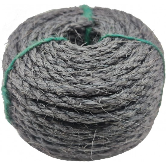 Sisal Rope for Cat Cactus Scratching Post 6 mm x 50 m, Cat Rope for DIY Cactus Scratching Post & Repair Cat Scratches, Green Sisal Rope for Cat Cactus Scratching Post 6 mm x 50 m, Cat Rope for DIY Cactus Scratching Post & Repair Cat Scratches, Green