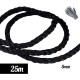 Sisal Rope for Cats, Natural Sisal Rope for Scratching Post 8 mm x 25 m + 1 Grey Pair of Protective Gloves, Black Sisal Rope for Repair and Replacement, Suitable for Garden Decoration, Cat Tree, Cat Sisal Rope for Cats, Natural Sisal Rope for Scratching Post 8 mm x 25 m + 1 Grey Pair of Protective Gloves, Black Sisal Rope for Repair and Replacement, Suitable for Garden Decoration, Cat Tree, Cat