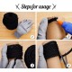 Sisal Rope for Cats, Natural Sisal Rope for Scratching Post 8 mm x 25 m + 1 Grey Pair of Protective Gloves, Black Sisal Rope for Repair and Replacement, Suitable for Garden Decoration, Cat Tree, Cat Sisal Rope for Cats, Natural Sisal Rope for Scratching Post 8 mm x 25 m + 1 Grey Pair of Protective Gloves, Black Sisal Rope for Repair and Replacement, Suitable for Garden Decoration, Cat Tree, Cat