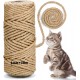 Sisal Rope for Scratching Post 5 mm x 60 m, Natural Sisal Rope for Cats, Scratching Rope, Household, Garden, DIY, Decoration Sisal Rope for Scratching Post 5 mm x 60 m, Natural Sisal Rope for Cats, Scratching Rope, Household, Garden, DIY, Decoration