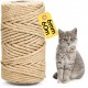 Sisal Rope for Scratching Post 5 mm x 60 m, Natural Sisal Rope for Cats, Scratching Rope, Household, Garden, DIY, Decoration Sisal Rope for Scratching Post 5 mm x 60 m, Natural Sisal Rope for Cats, Scratching Rope, Household, Garden, DIY, Decoration