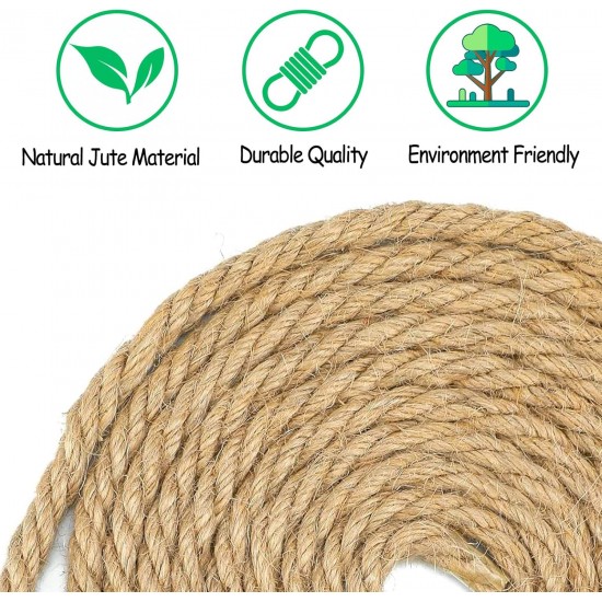 Sisal Rope for Scratching Post 5 mm x 60 m, Natural Sisal Rope for Cats, Scratching Rope, Household, Garden, DIY, Decoration Sisal Rope for Scratching Post 5 mm x 60 m, Natural Sisal Rope for Cats, Scratching Rope, Household, Garden, DIY, Decoration