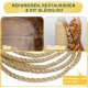 Sisal Rope for Scratching Post, 6 mm x 60 m Sisal Rope, Sisal Scratching Post Cord, Scratching Post Rope for Cats, Scratching Post, Scratching Rope, Household, Garden, DIY, Decoration Sisal Rope for Scratching Post, 6 mm x 60 m Sisal Rope, Sisal Scratching Post Cord, Scratching Post Rope for Cats, Scratching Post, Scratching Rope, Household, Garden, DIY, Decoration
