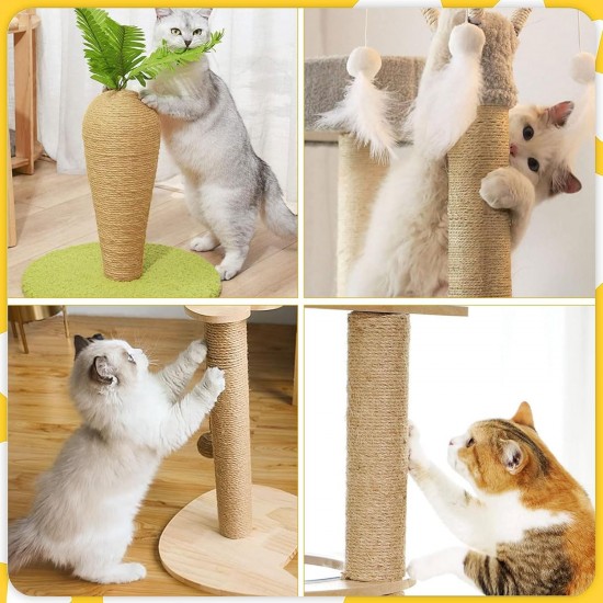 Sisal Rope for Scratching Post, 6 mm x 60 m Sisal Rope, Sisal Scratching Post Cord, Scratching Post Rope for Cats, Scratching Post, Scratching Rope, Household, Garden, DIY, Decoration Sisal Rope for Scratching Post, 6 mm x 60 m Sisal Rope, Sisal Scratching Post Cord, Scratching Post Rope for Cats, Scratching Post, Scratching Rope, Household, Garden, DIY, Decoration