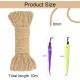 Sisal Rope for Scratching Post, 8 mm x 10 m Natural Sisal Rope, Sisal Rope for Scratching Rope, Sisal Rope, Multi-Purpose Rope Macrame Accessories, Cat Accessories, Household, Garden, DIY, Decoration Sisal Rope for Scratching Post, 8 mm x 10 m Natural Sisal Rope, Sisal Rope for Scratching Rope, Sisal Rope, Multi-Purpose Rope Macrame Accessories, Cat Accessories, Household, Garden, DIY, Decoration