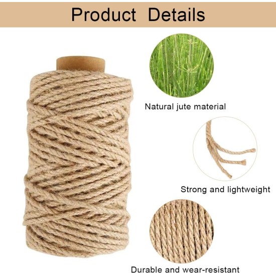 Sisal Rope for Scratching Post, 8 mm x 10 m Natural Sisal Rope, Sisal Rope for Scratching Rope, Sisal Rope, Multi-Purpose Rope Macrame Accessories, Cat Accessories, Household, Garden, DIY, Decoration Sisal Rope for Scratching Post, 8 mm x 10 m Natural Sisal Rope, Sisal Rope for Scratching Rope, Sisal Rope, Multi-Purpose Rope Macrame Accessories, Cat Accessories, Household, Garden, DIY, Decoration