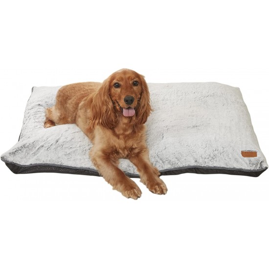 Sleepdown Faux Fur Pet Mattress Easy Wash Non-Slip Backing Durable Scratch Resistant Large (100 x 70 x 12 cm) - Anthracite Sleepdown Faux Fur Pet Mattress Easy Wash Non-Slip Backing Durable Scratch Resistant Large (100 x 70 x 12 cm) - Anthracite