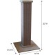 SmartCat Pioneer Pet Ultimate Cat Scratching Post, Grey, 32 Inch (Pack of 1) SmartCat Pioneer Pet Ultimate Cat Scratching Post, Grey, 32 Inch (Pack of 1)