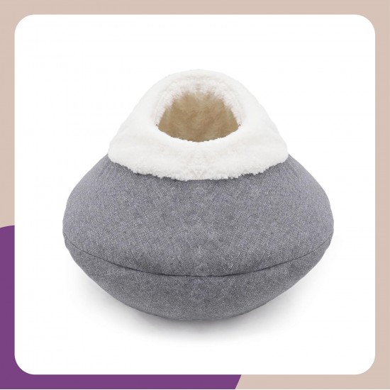 Soft Fabric Round cosy plush cat cave/bed Soft Fabric Round cosy plush cat cave/bed