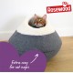 Soft Fabric Round cosy plush cat cave/bed Soft Fabric Round cosy plush cat cave/bed