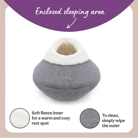 Soft Fabric Round cosy plush cat cave/bed Soft Fabric Round cosy plush cat cave/bed