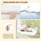 Sprifityy Window Lounger for Cats, with Sturdy Suction Cups, Foldable Cat Bed, Window Hammock, Sunbathing Cat Bed, Pet Bed, Maximum Load 23 kg (Grey, XL)