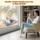 Sprifityy Window Lounger for Cats, with Sturdy Suction Cups, Foldable Cat Bed, Window Hammock, Sunbathing Cat Bed, Pet Bed, Maximum Load 23 kg (Grey, XL)