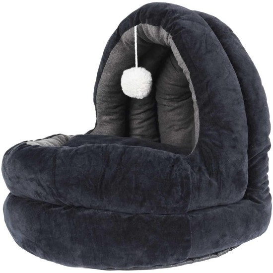 THE CONCEPT FACTORY, AN5254 Pet Calming Bed 43 x 48 x 50 cm, Optimal Comfort for Your Cat, Cute and Decorative Design, Play and Rest Room, Easy Maintenance THE CONCEPT FACTORY, AN5254 Pet Calming Bed 43 x 48 x 50 cm, Optimal Comfort for Your Cat, Cute and Decorative Design, Play and Rest Room, Easy Maintenance