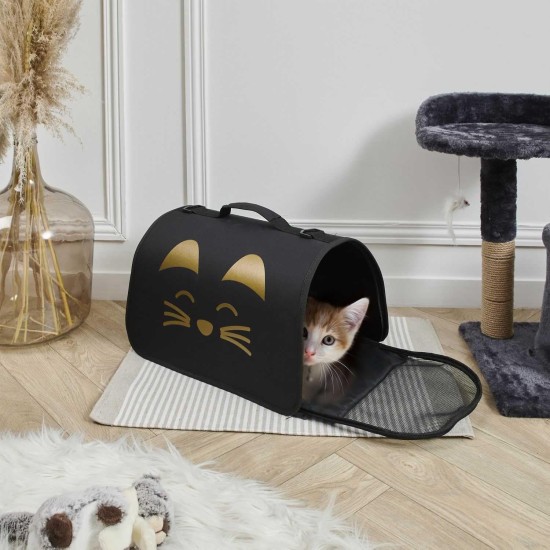 THE CONCEPT FACTORY, AN5254 Pet Calming Bed 43 x 48 x 50 cm, Optimal Comfort for Your Cat, Cute and Decorative Design, Play and Rest Room, Easy Maintenance THE CONCEPT FACTORY, AN5254 Pet Calming Bed 43 x 48 x 50 cm, Optimal Comfort for Your Cat, Cute and Decorative Design, Play and Rest Room, Easy Maintenance