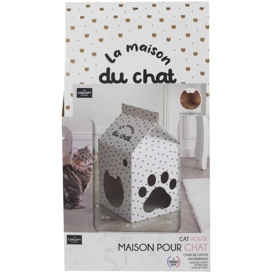THE CONCEPT FACTORY, AN5254 Pet Calming Bed 43 x 48 x 50 cm, Optimal Comfort for Your Cat, Cute and Decorative Design, Play and Rest Room, Easy Maintenance THE CONCEPT FACTORY, AN5254 Pet Calming Bed 43 x 48 x 50 cm, Optimal Comfort for Your Cat, Cute and Decorative Design, Play and Rest Room, Easy Maintenance