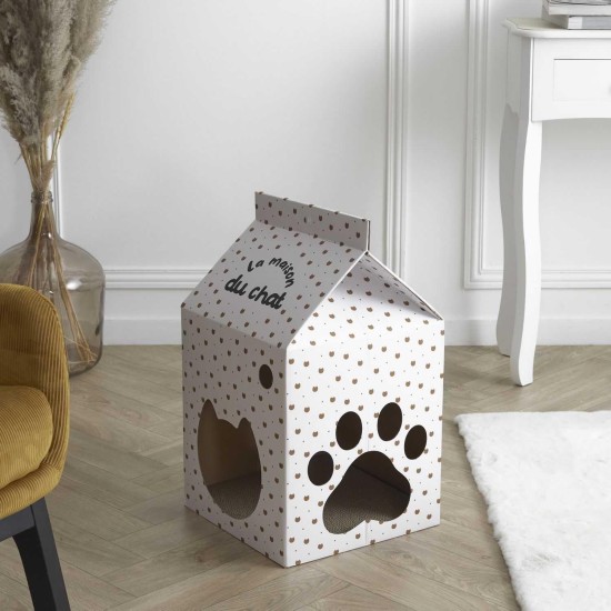THE CONCEPT FACTORY, AN5254 Pet Calming Bed 43 x 48 x 50 cm, Optimal Comfort for Your Cat, Cute and Decorative Design, Play and Rest Room, Easy Maintenance THE CONCEPT FACTORY, AN5254 Pet Calming Bed 43 x 48 x 50 cm, Optimal Comfort for Your Cat, Cute and Decorative Design, Play and Rest Room, Easy Maintenance