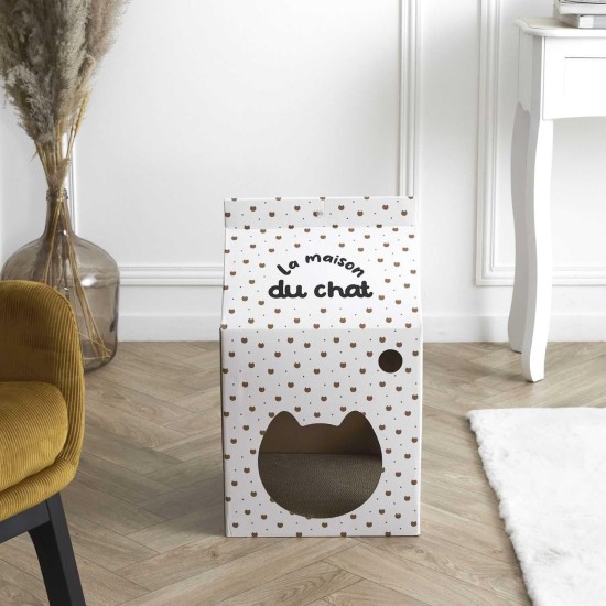 THE CONCEPT FACTORY, AN5254 Pet Calming Bed 43 x 48 x 50 cm, Optimal Comfort for Your Cat, Cute and Decorative Design, Play and Rest Room, Easy Maintenance THE CONCEPT FACTORY, AN5254 Pet Calming Bed 43 x 48 x 50 cm, Optimal Comfort for Your Cat, Cute and Decorative Design, Play and Rest Room, Easy Maintenance