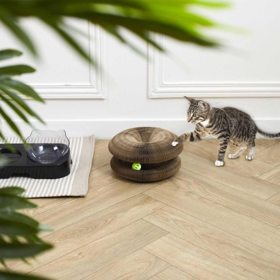 THE CONCEPT FACTORY, AN5254 Pet Calming Bed 43 x 48 x 50 cm, Optimal Comfort for Your Cat, Cute and Decorative Design, Play and Rest Room, Easy Maintenance THE CONCEPT FACTORY, AN5254 Pet Calming Bed 43 x 48 x 50 cm, Optimal Comfort for Your Cat, Cute and Decorative Design, Play and Rest Room, Easy Maintenance