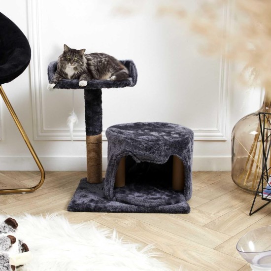 THE CONCEPT FACTORY, AN5254 Pet Calming Bed 43 x 48 x 50 cm, Optimal Comfort for Your Cat, Cute and Decorative Design, Play and Rest Room, Easy Maintenance THE CONCEPT FACTORY, AN5254 Pet Calming Bed 43 x 48 x 50 cm, Optimal Comfort for Your Cat, Cute and Decorative Design, Play and Rest Room, Easy Maintenance