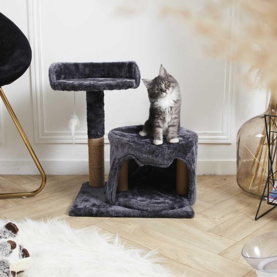 THE CONCEPT FACTORY, AN5254 Pet Calming Bed 43 x 48 x 50 cm, Optimal Comfort for Your Cat, Cute and Decorative Design, Play and Rest Room, Easy Maintenance THE CONCEPT FACTORY, AN5254 Pet Calming Bed 43 x 48 x 50 cm, Optimal Comfort for Your Cat, Cute and Decorative Design, Play and Rest Room, Easy Maintenance